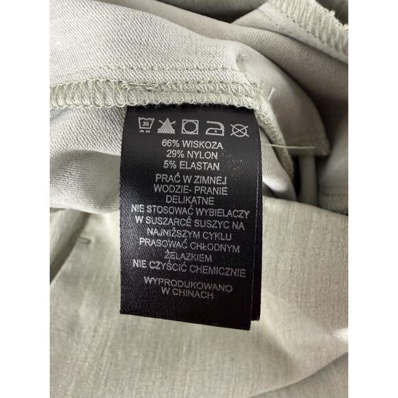 NEW Carolina Belle Montreal Sz 6 Flat Front Straight Leg Pants Green Pull On NWT - Picture 8 of 10